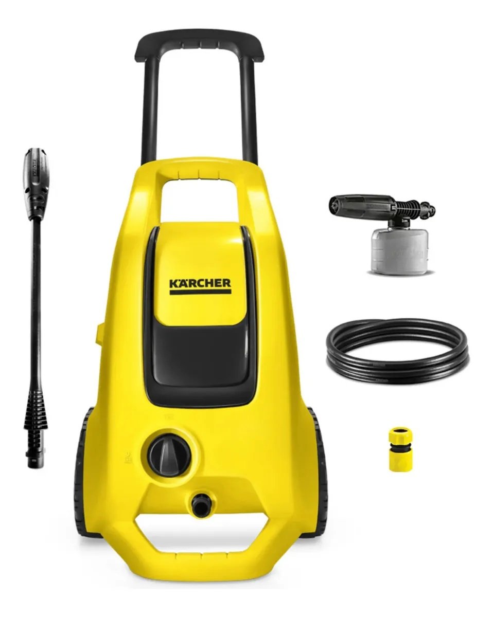 Lavadora de Alta Pressao Karcher K3 Force 1.815 PSI 360 1.500 W c Canhao de Espuma e Lanca de Jato Leque 127v