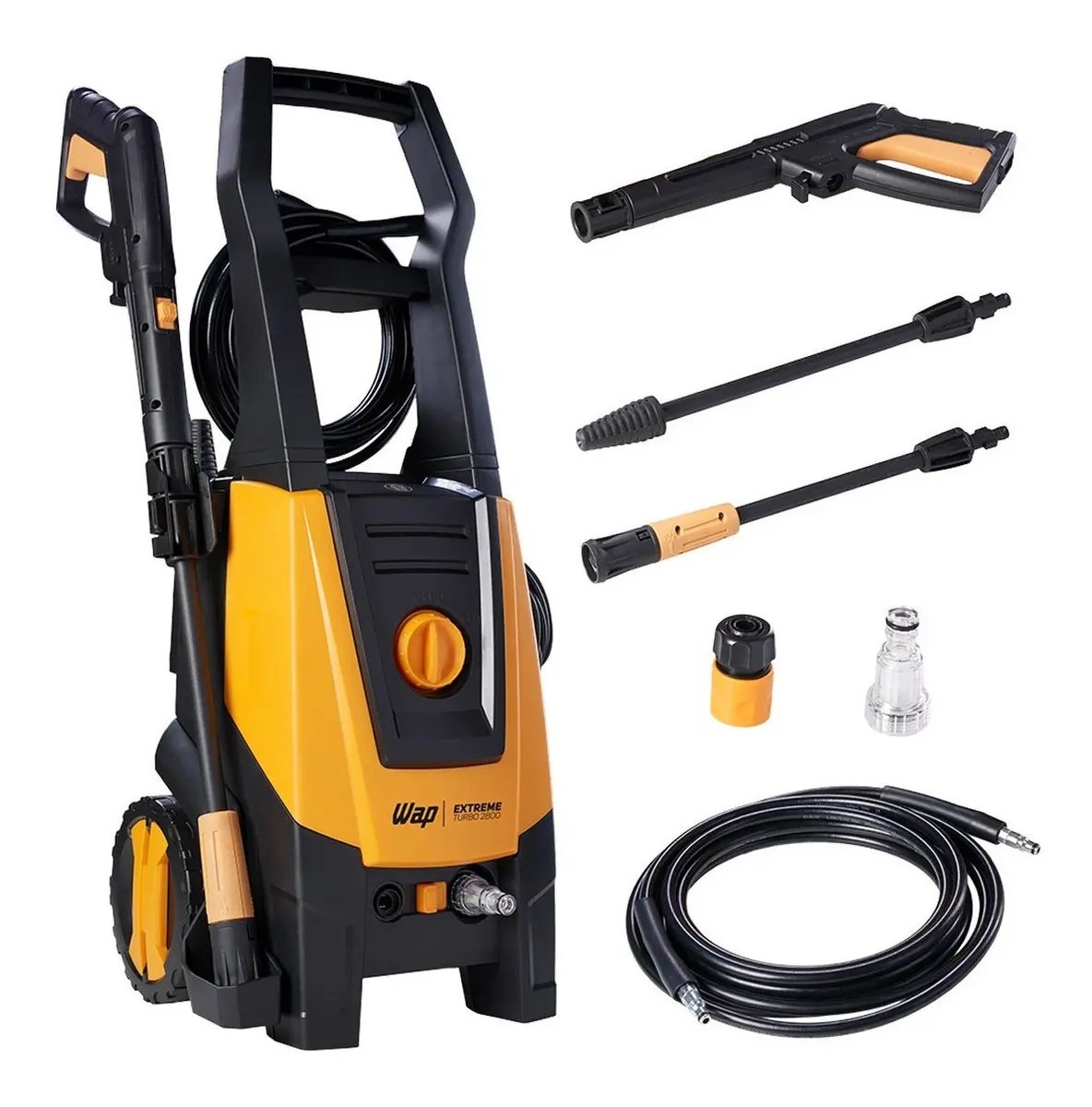 Lavadora de Alta Pressao WAP Extreme Turbo 2800 2450PSI 1900W com Aplicador de Detergente